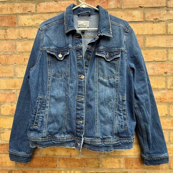 Universal Thread Freeborn Stretch Jean Jacket size XXL 2XL - Picture 1 of 7